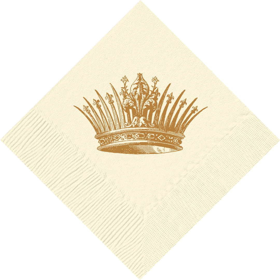 Crown Beverage Napkin