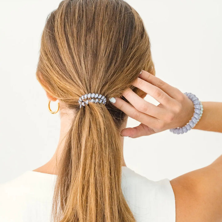 Small Spiral Hair Coil | Totally Turquoise