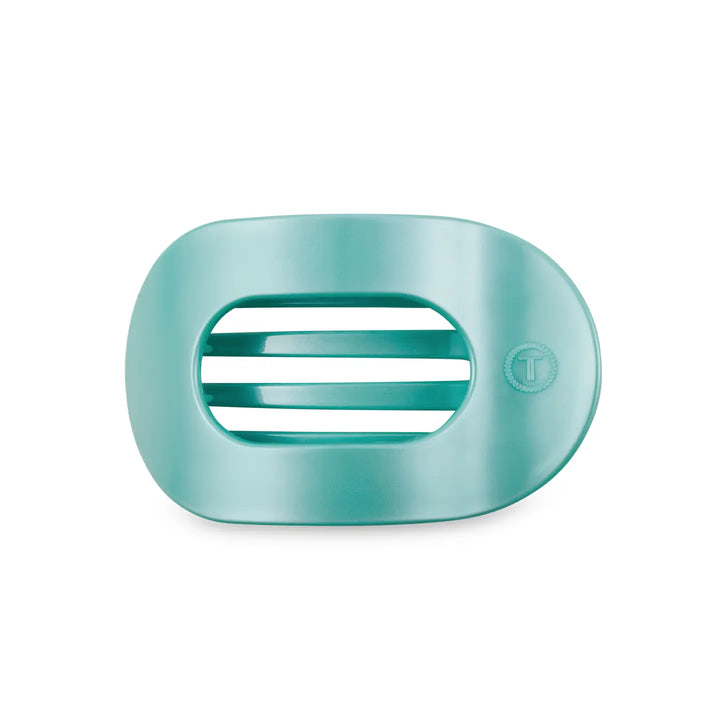 Round Flat Hair Clip | Totally Turquoise