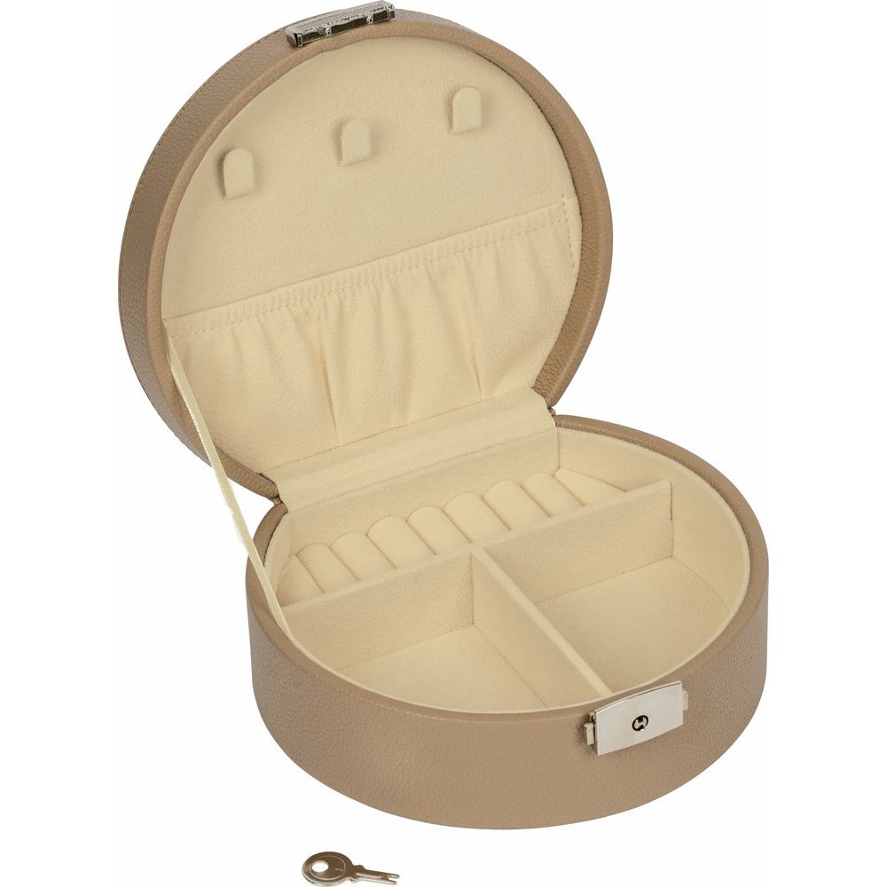 Leatherette Travel Case with Lock & Key