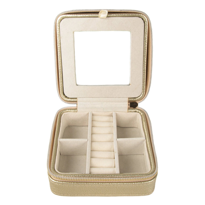 Leather Travel Jewelry Case