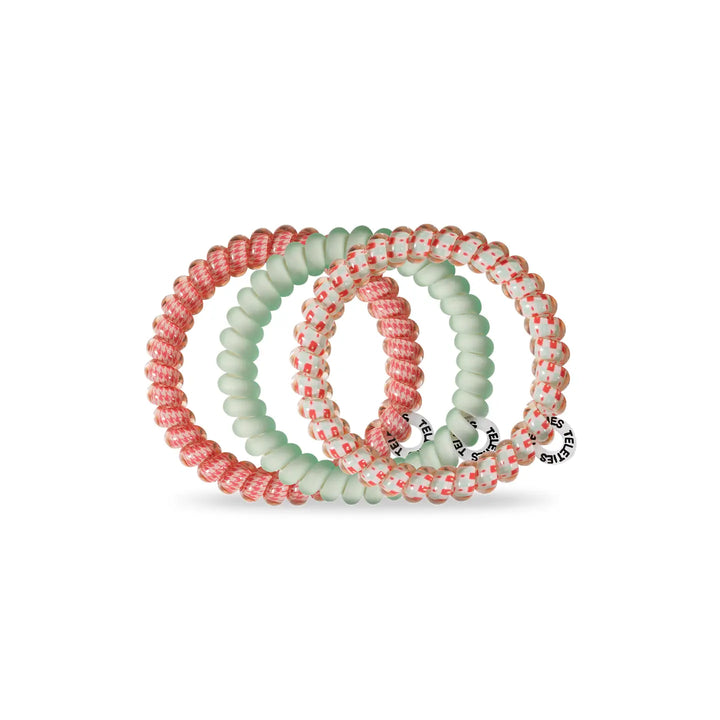 Small Spiral Hair Coil | Calming Coral