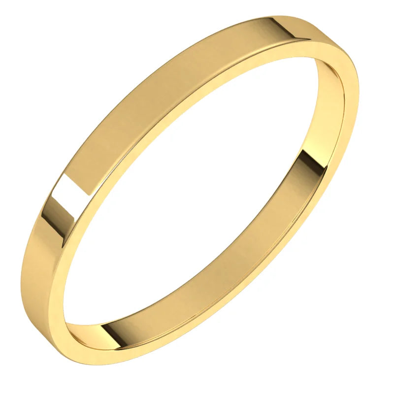 14K Flat Ultra-Light Band