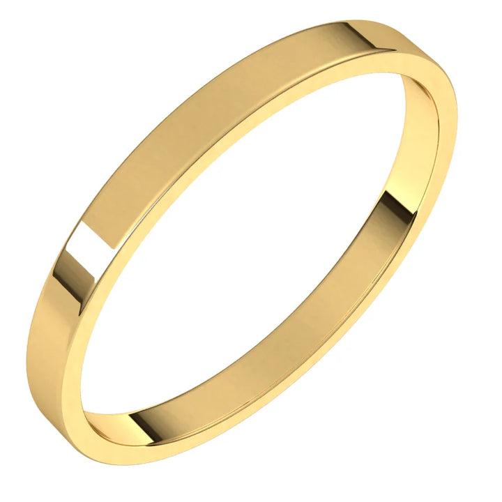 14K Flat Ultra-Light Band