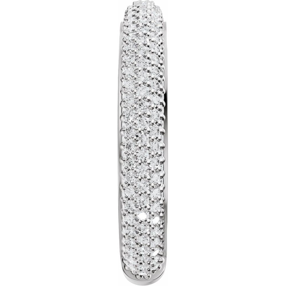 14K Pave Diamond Anniversary Band