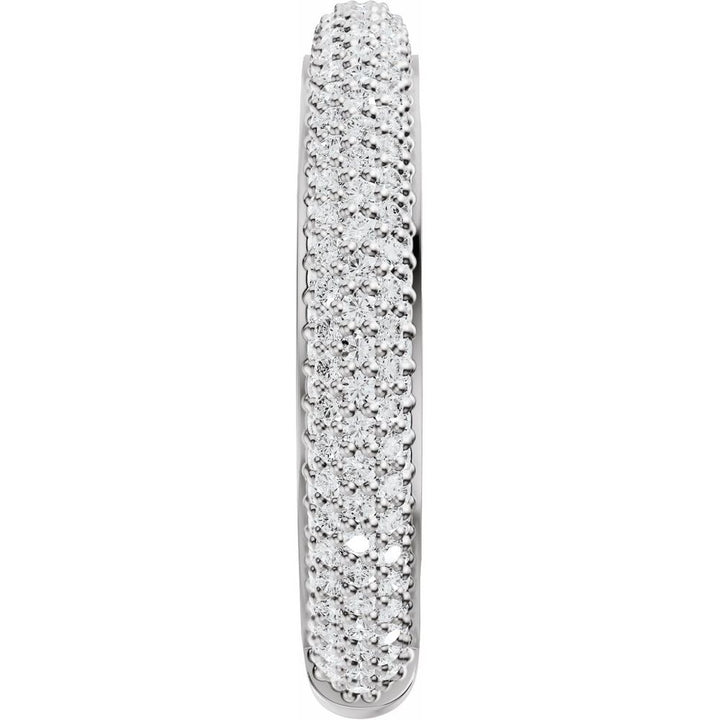 14K Pave Diamond Anniversary Band
