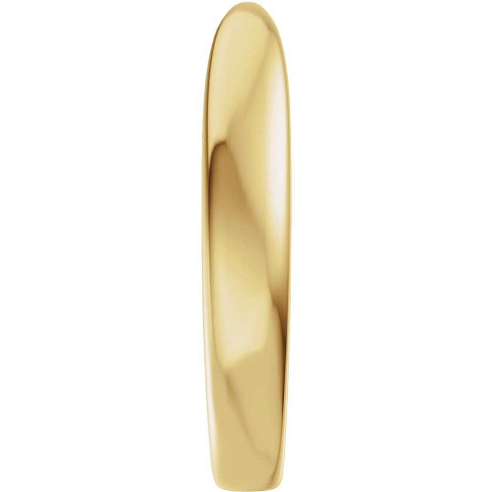 14K Reverse Tapered Open Band