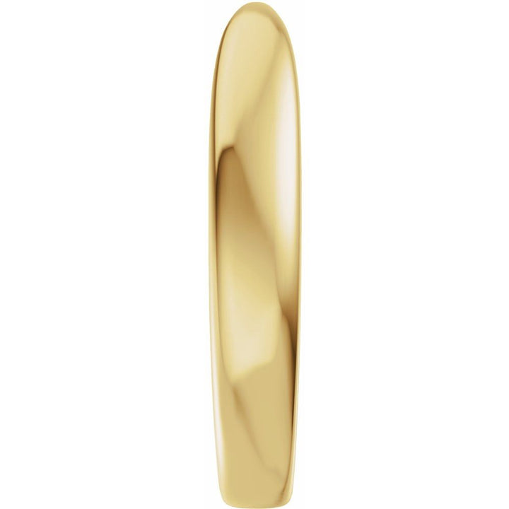 14K Reverse Tapered Open Band