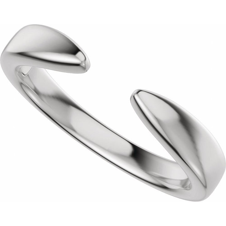 14K Reverse Tapered Open Band