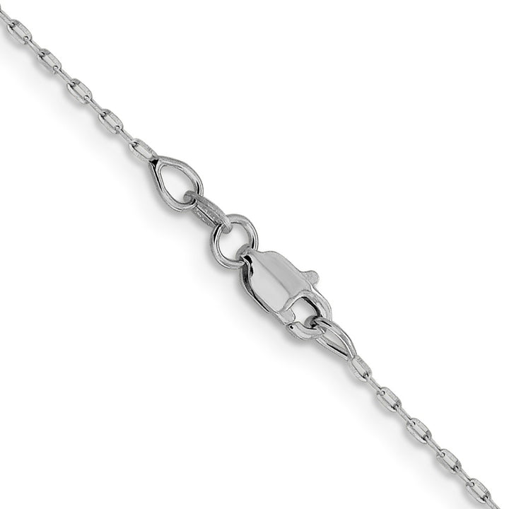 14K Diamond-Cut Petite Paperclip Chain