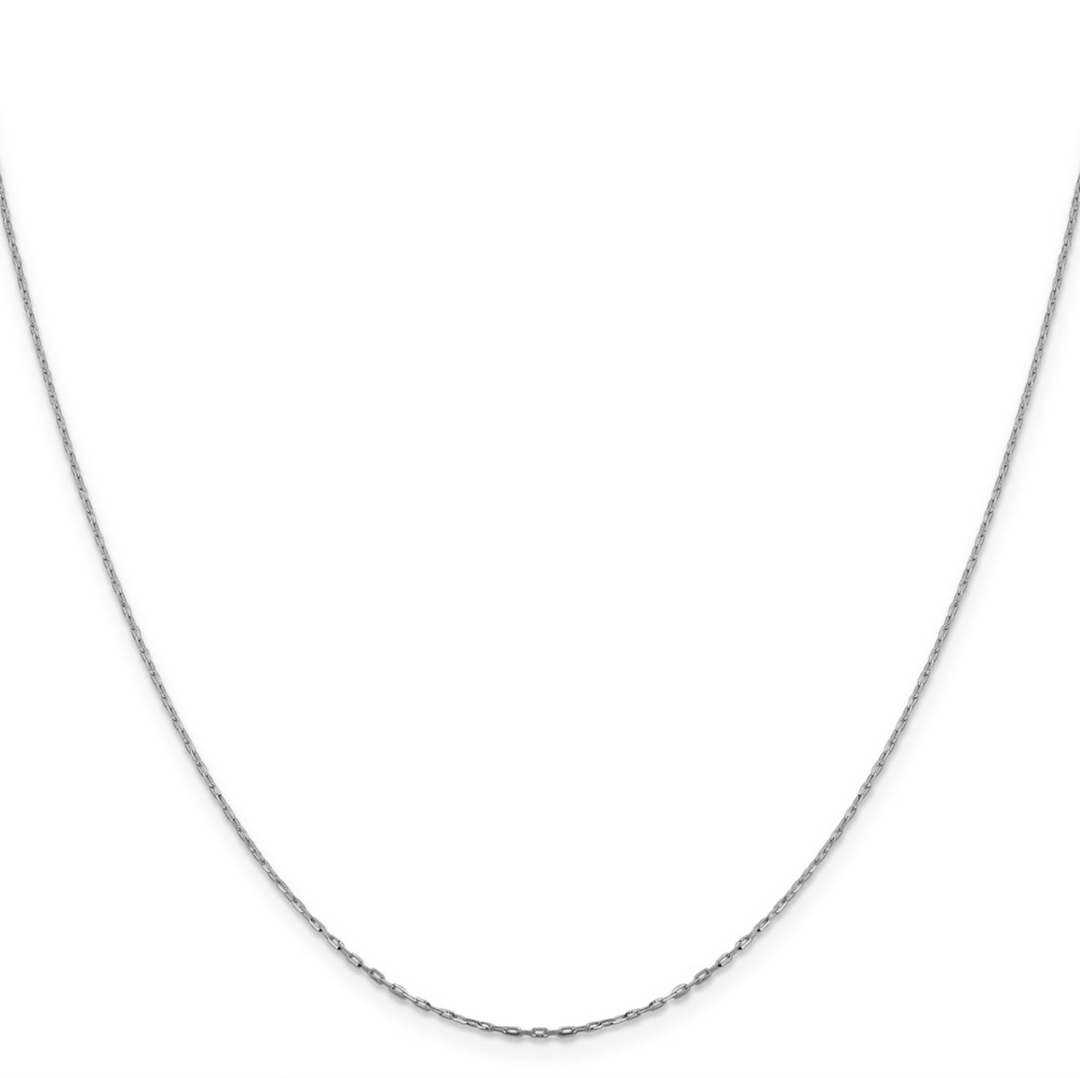 14K Diamond-Cut Petite Paperclip Chain