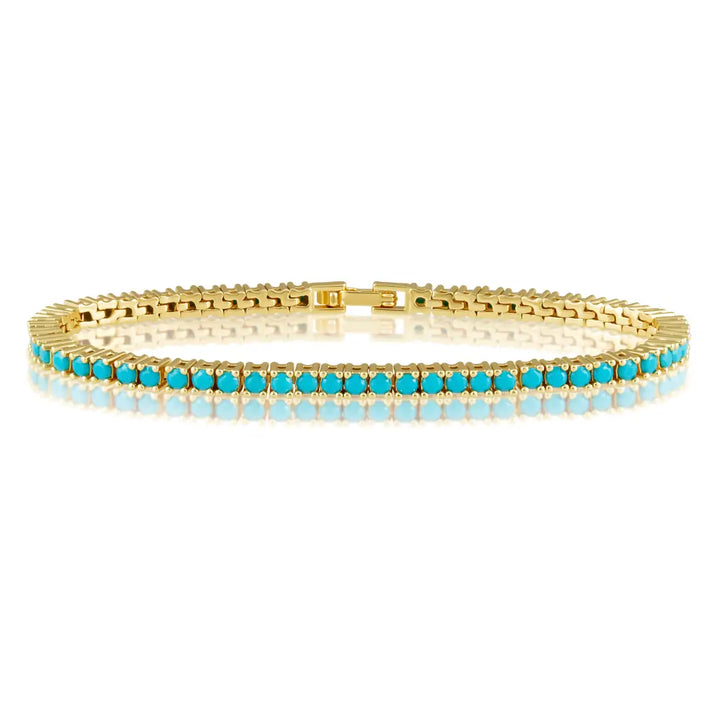 Sparkle Gemstone Tennis Bracelet