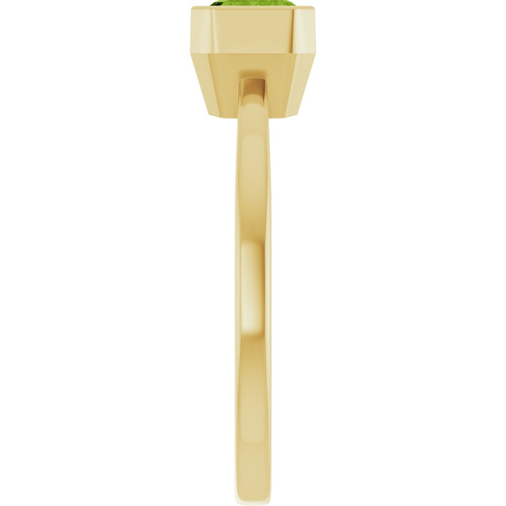 14K Emerald-Cut Solitaire Ring