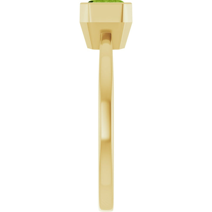 14K Emerald-Cut Solitaire Ring