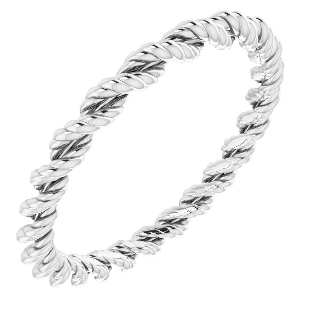 14K Twisted Rope Band