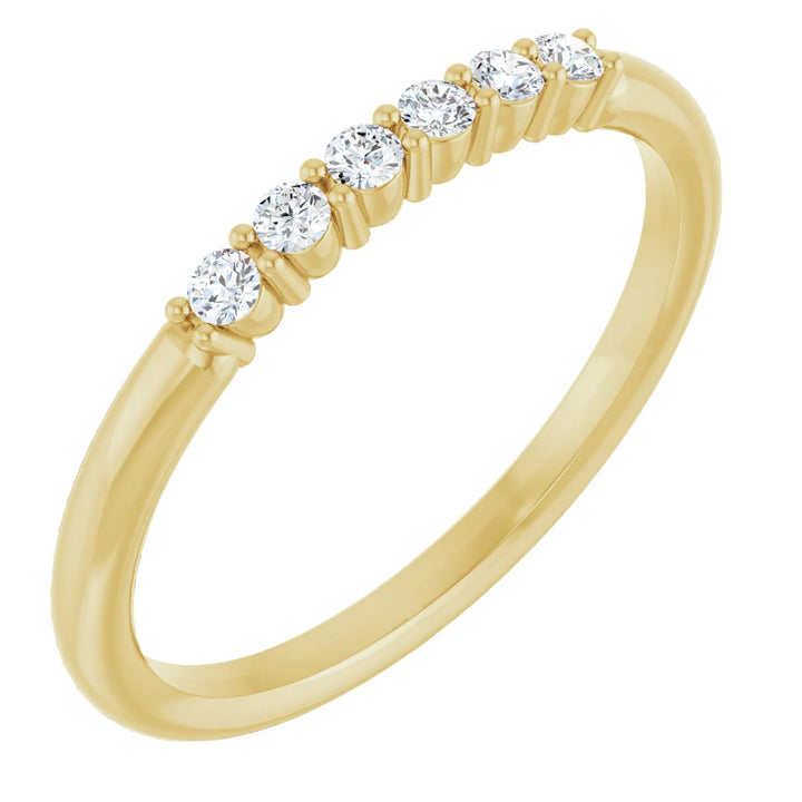 14K Natural Gemstone Stack Ring