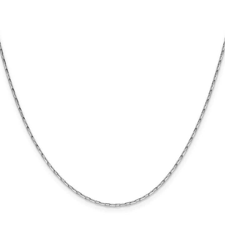 14K Diamond-Cut Petite Paperclip Chain