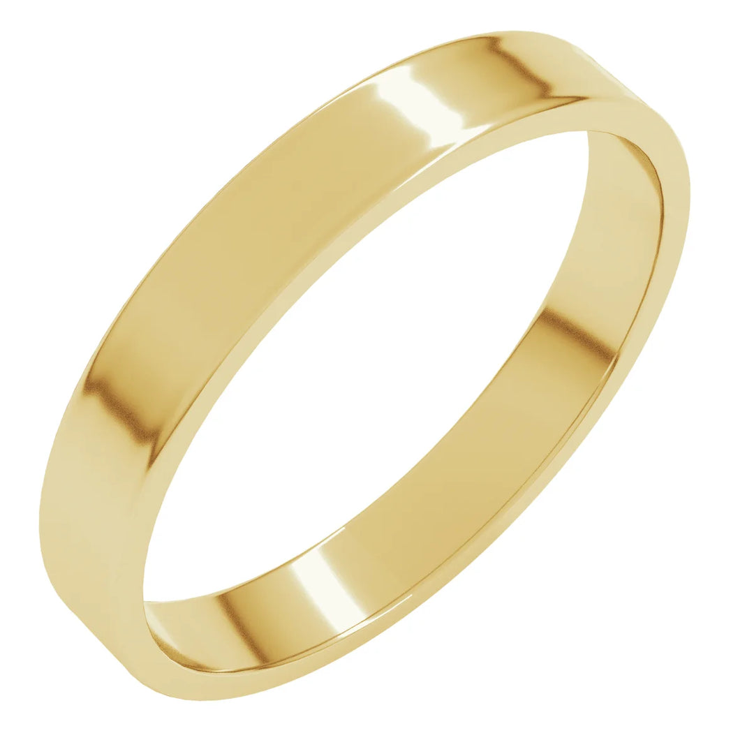 14K Flat Ultra-Light Band