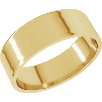 14K Flat Ultra-Light Band