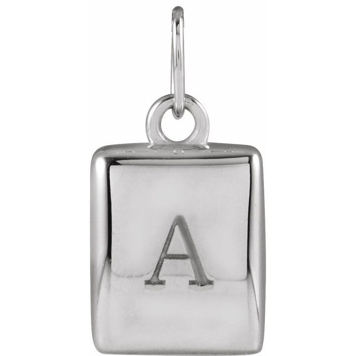 Puffed Dog Tag Pendant