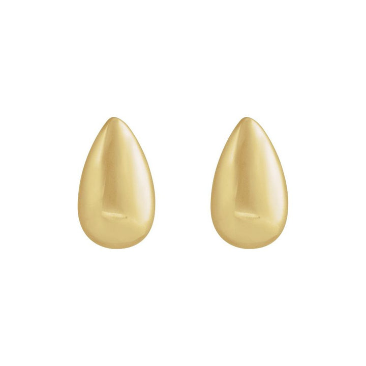 14K Teardrop Stud