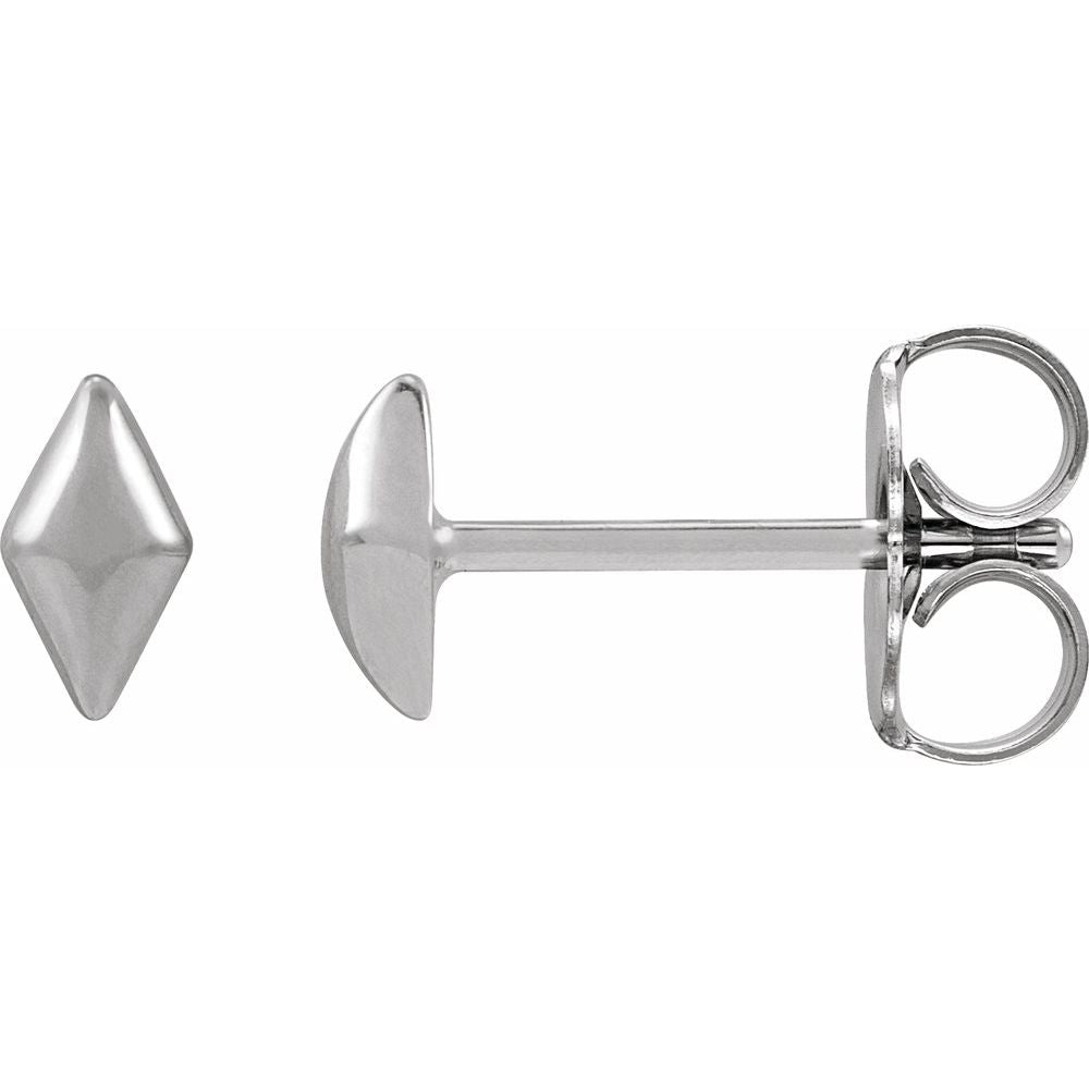 14K Geometric Stud