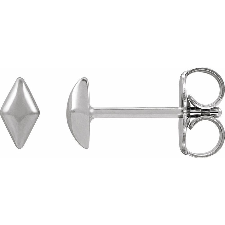 14K Geometric Stud
