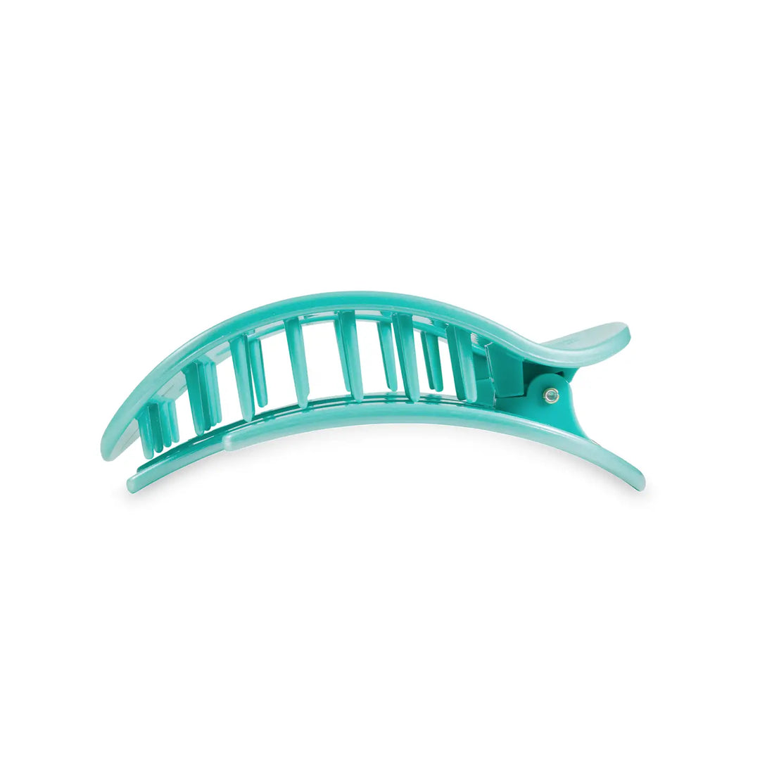 Round Flat Hair Clip | Totally Turquoise