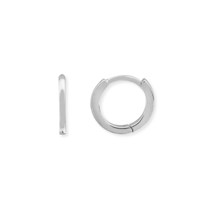 14K Mini Round Huggie