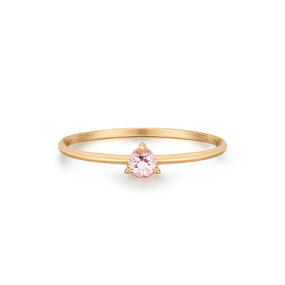 Blossom | Morganite Solitaire Ring