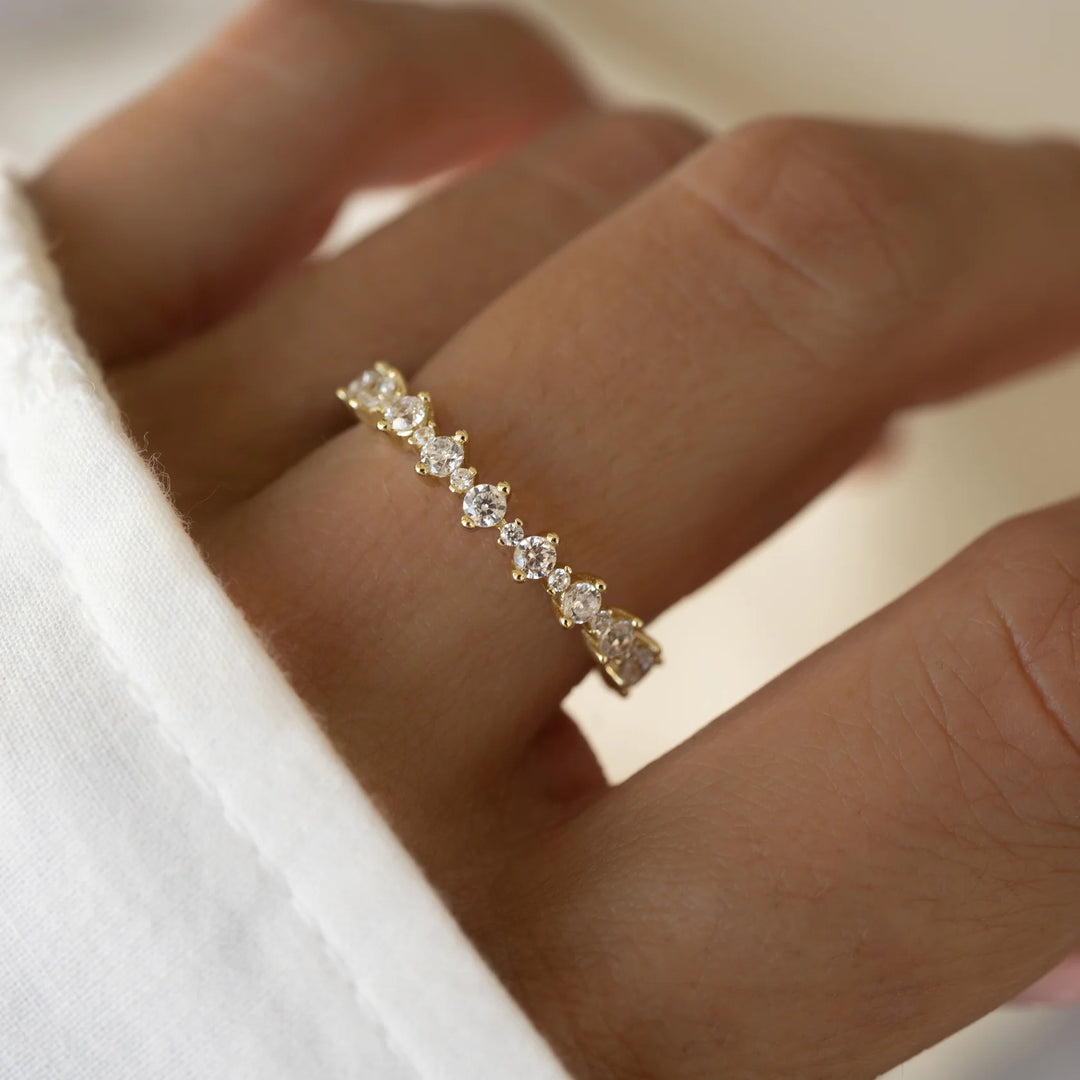 Alternating Eternity Band