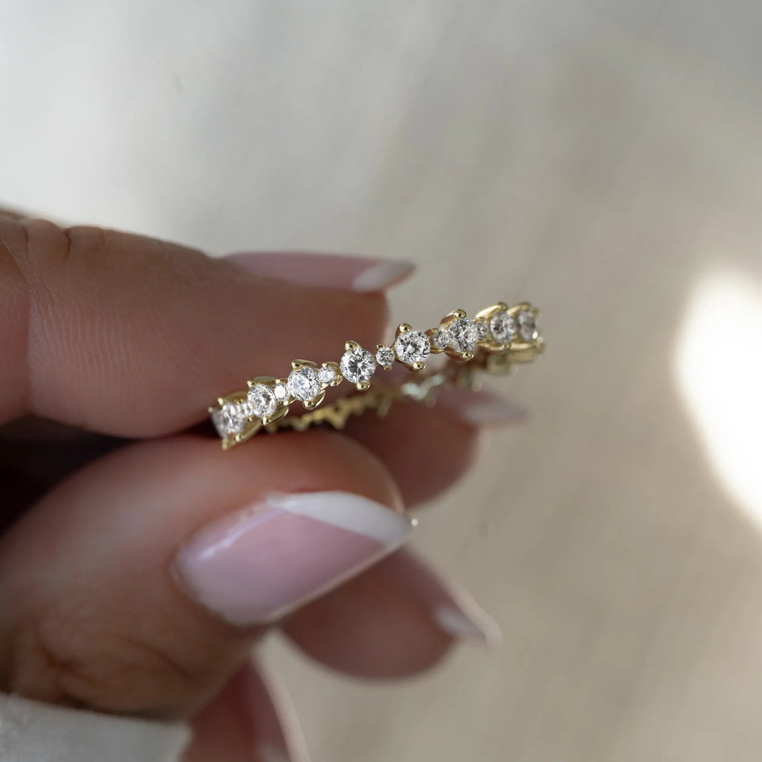 Alternating Eternity Band