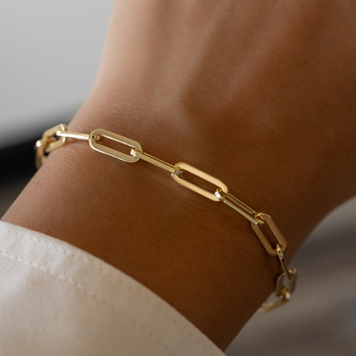 Amanda Paperclip Bracelet