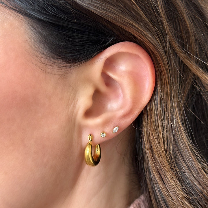 Anastasia Huggie Hoops