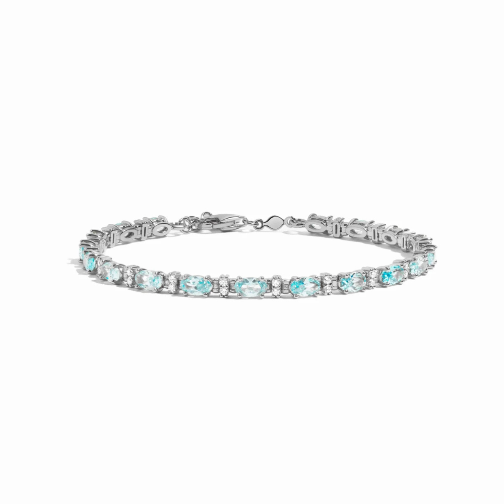 Aquamarine Tennis Bracelet-Embark Fine Jewelry