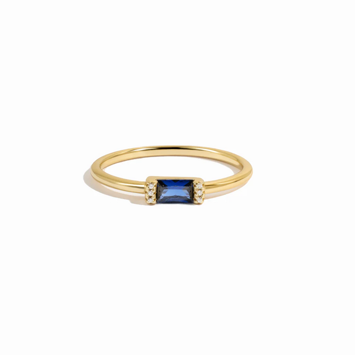 Baguette Birthstone Ring