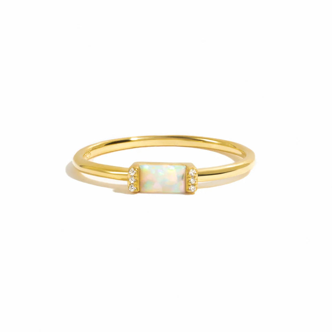 Baguette Birthstone Ring