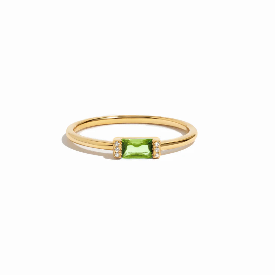 Baguette Birthstone Ring