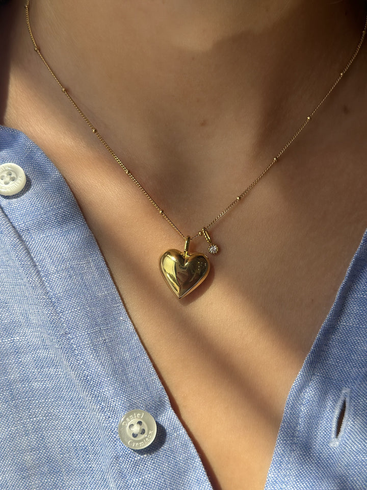 Beaded Bezel Charm