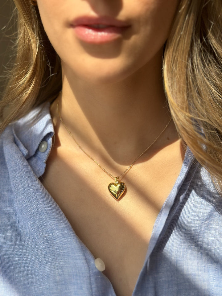 Beaded Curb Chain Necklace-Embark Fine Jewelry