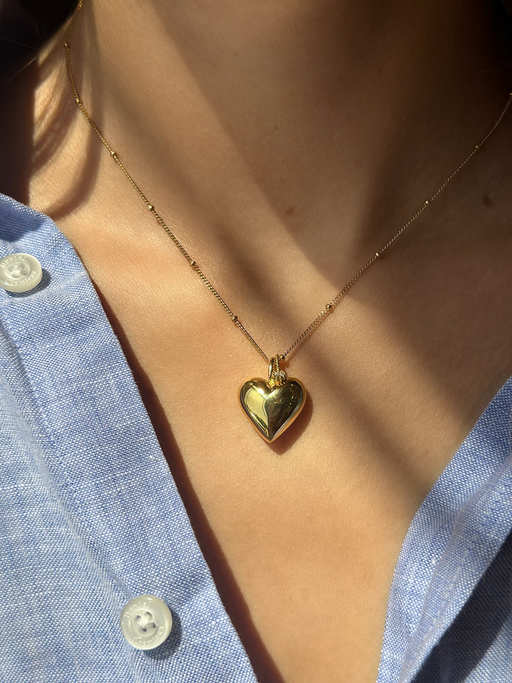 Beaded Curb Chain Necklace-Embark Fine Jewelry