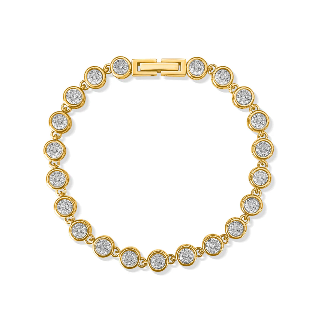 Bezel Tennis Bracelet-Embark Fine Jewelry
