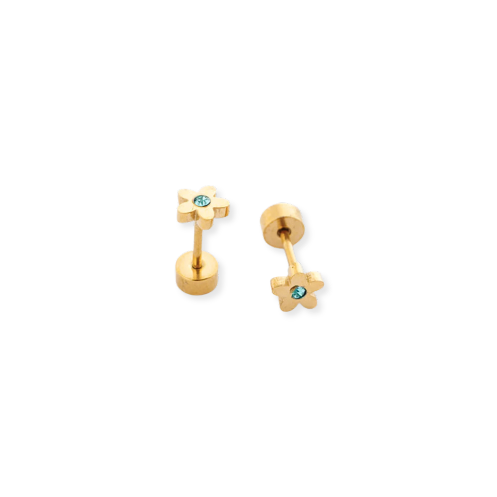 Birthstone Flower Studs-Embark Fine Jewelry