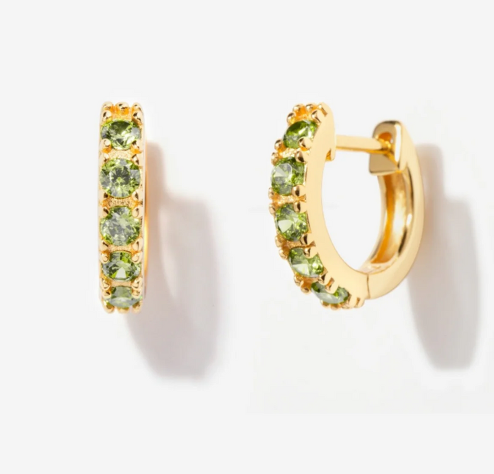 Birthstone Huggies