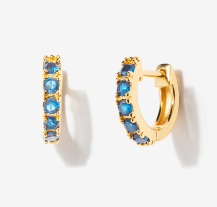 Birthstone Huggies