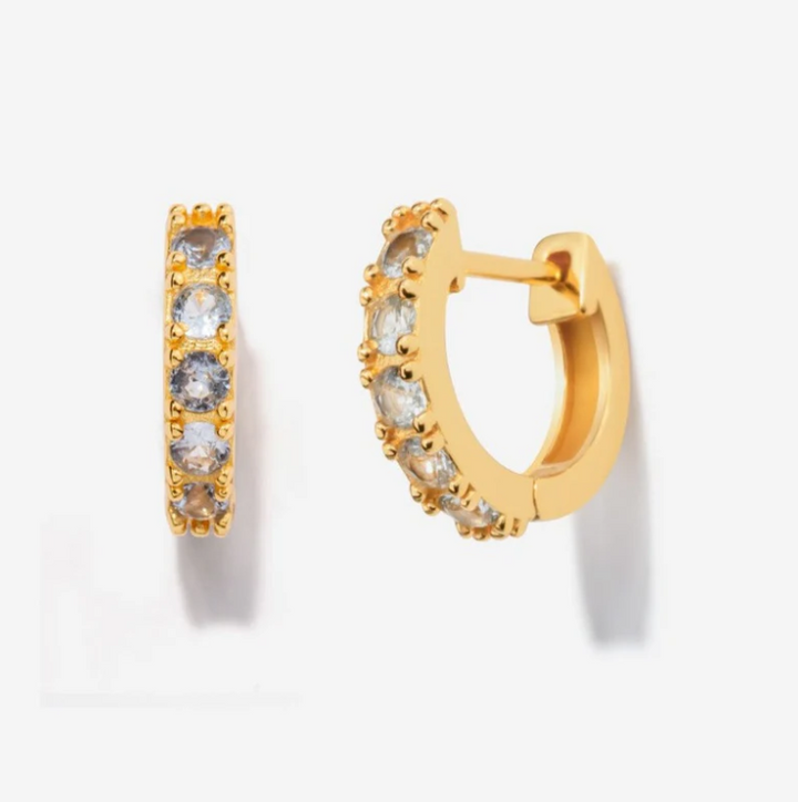 Birthstone Huggies