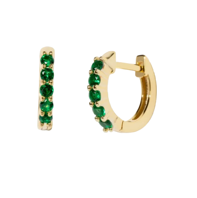 Birthstone Huggies