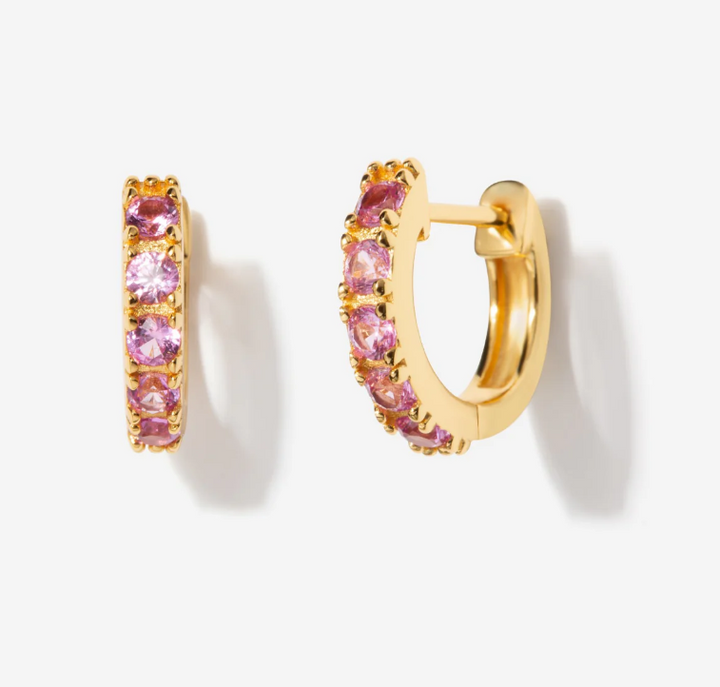 Birthstone Huggies