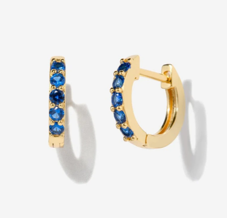 Birthstone Huggies