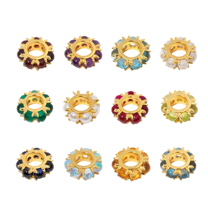 Birthstone Spacer Bead
